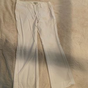 White Banana Republic pants.